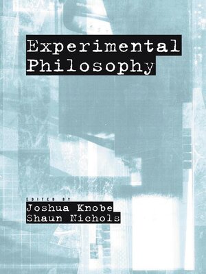 cover image of Experimental Philosophy